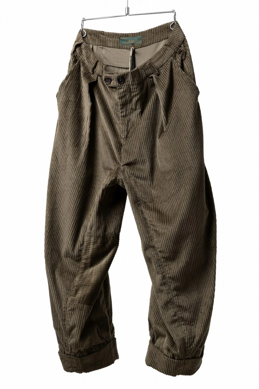 Aleksandr Manamis Corduroy Panel Pant (BROWN) - Image 6