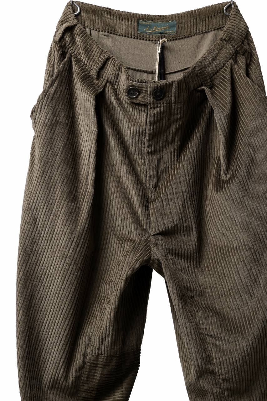 Aleksandr Manamis Corduroy Panel Pant (BROWN) - Image 8