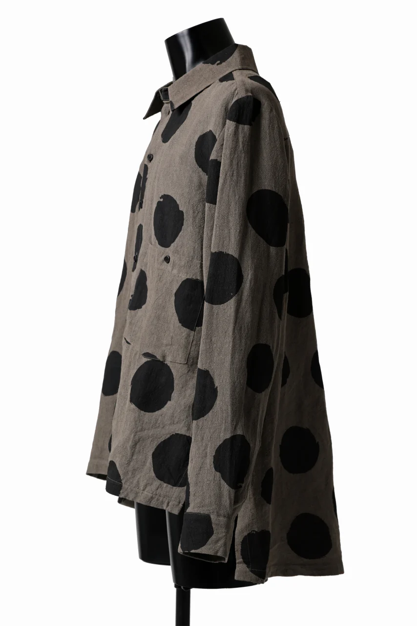 Aleksandr Manamis Dots Shirt (BROWN) - Image 11