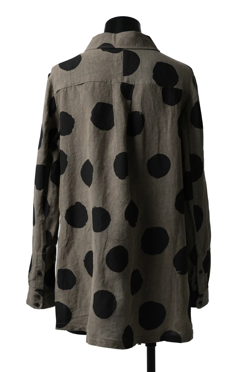 Aleksandr Manamis Dots Shirt (BROWN) - Image 12