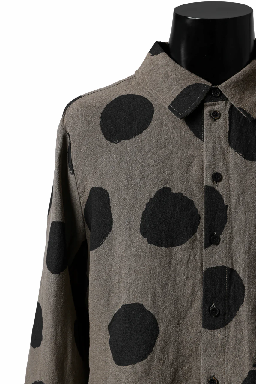 Aleksandr Manamis Dots Shirt (BROWN) - Image 14
