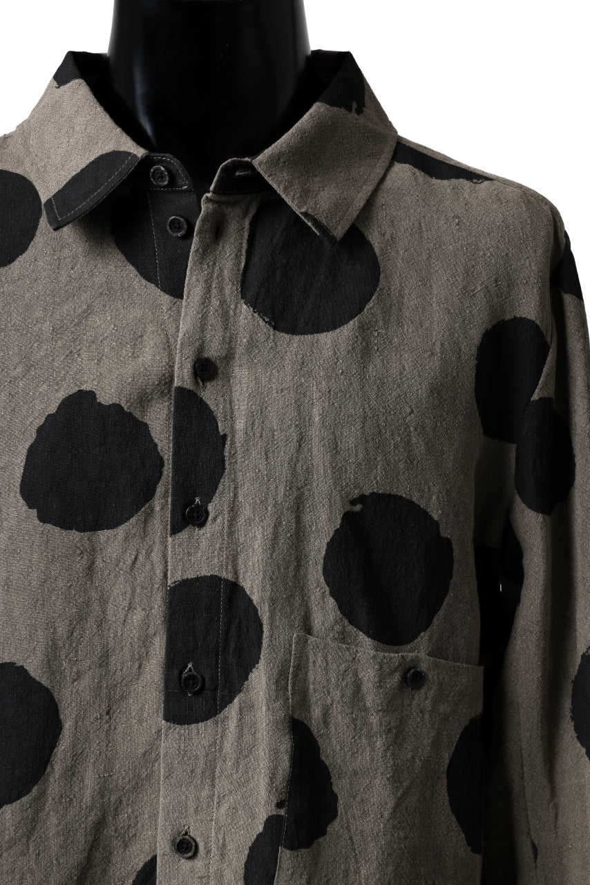 Aleksandr Manamis Dots Shirt (BROWN) - Image 19