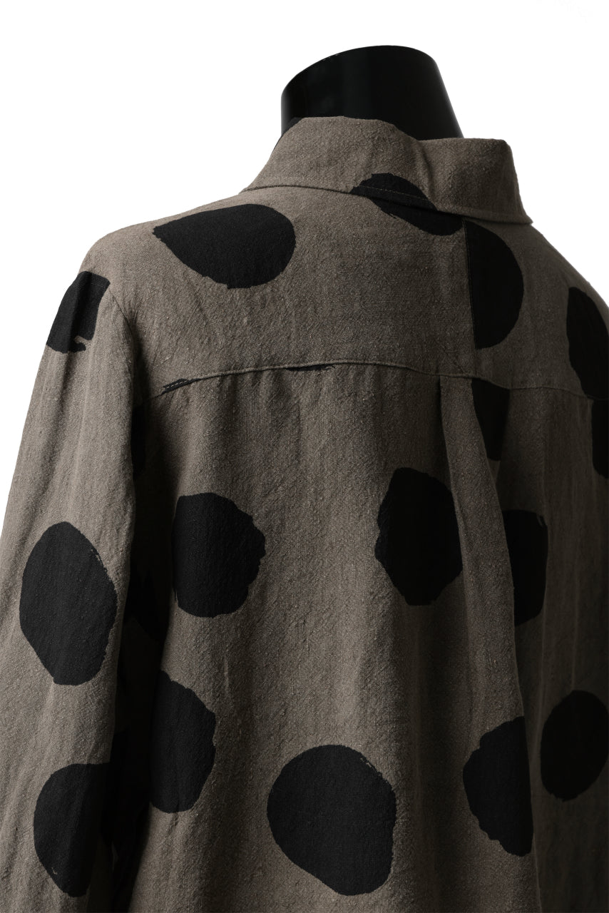 Aleksandr Manamis Dots Shirt (BROWN) - Image 24