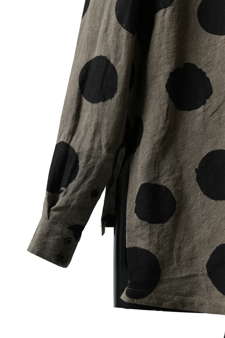 Aleksandr Manamis Dots Shirt (BROWN) - Image 25