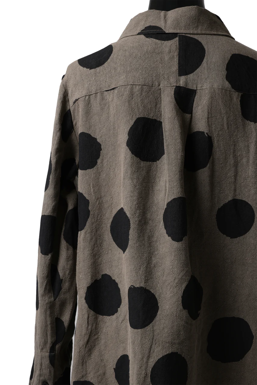 Aleksandr Manamis Dots Shirt (BROWN) - Image 26