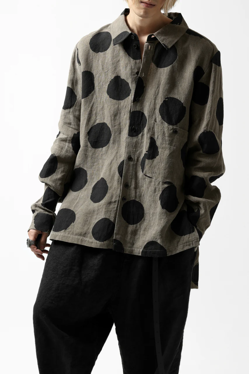 Aleksandr Manamis Dots Shirt (BROWN) - Image 31