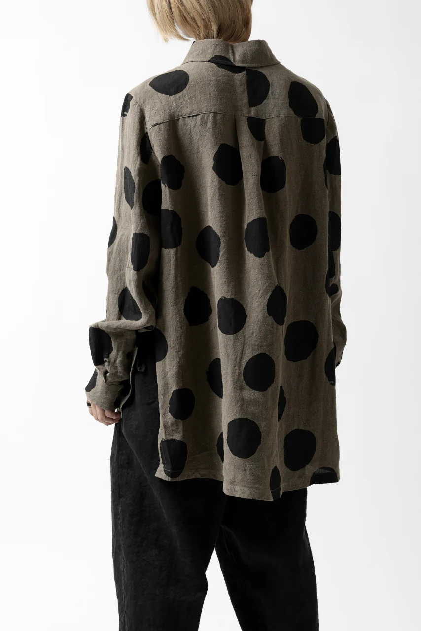 Aleksandr Manamis Dots Shirt (BROWN) - Image 34