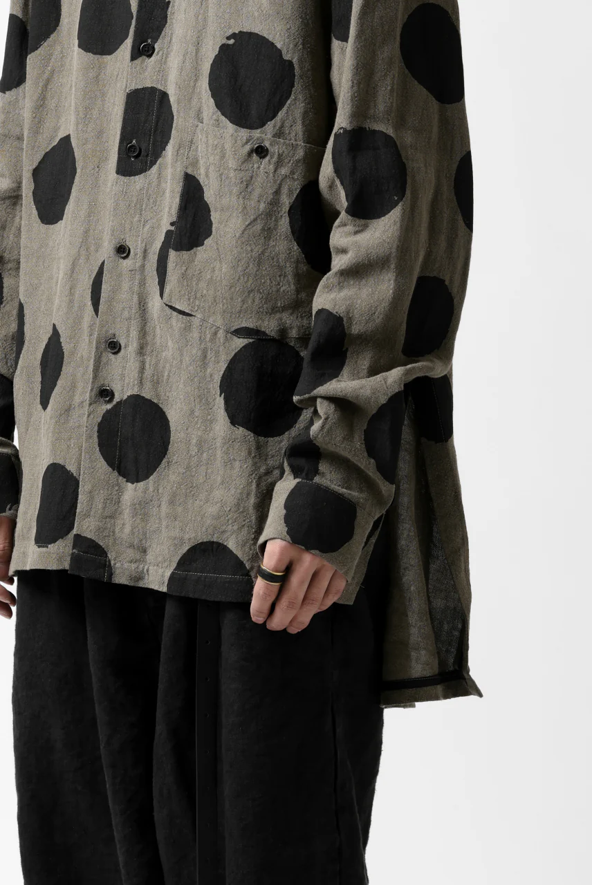 Aleksandr Manamis Dots Shirt (BROWN) - Image 43