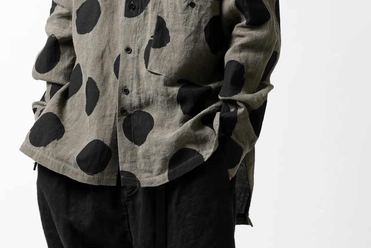 Aleksandr Manamis Dots Shirt (BROWN) - Image 50