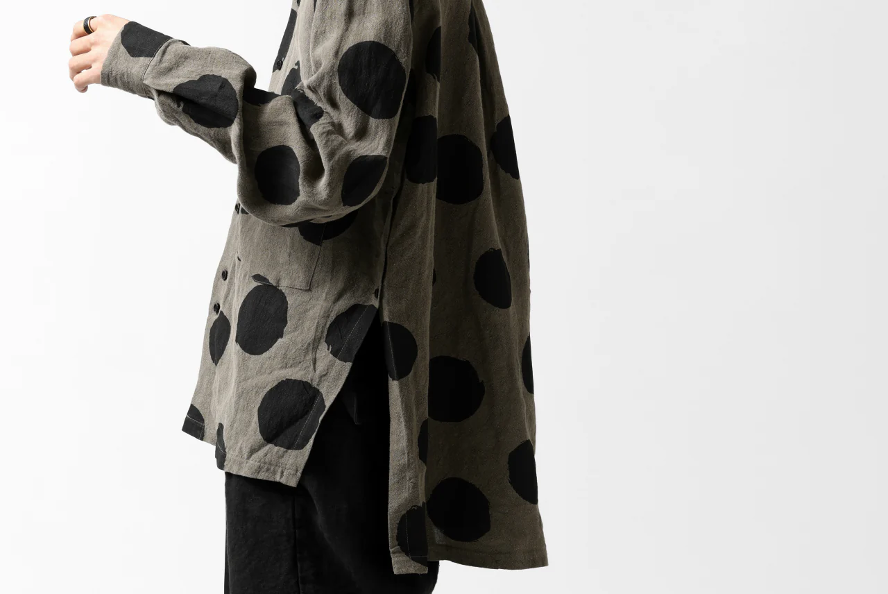 Aleksandr Manamis Dots Shirt (BROWN) - Image 51