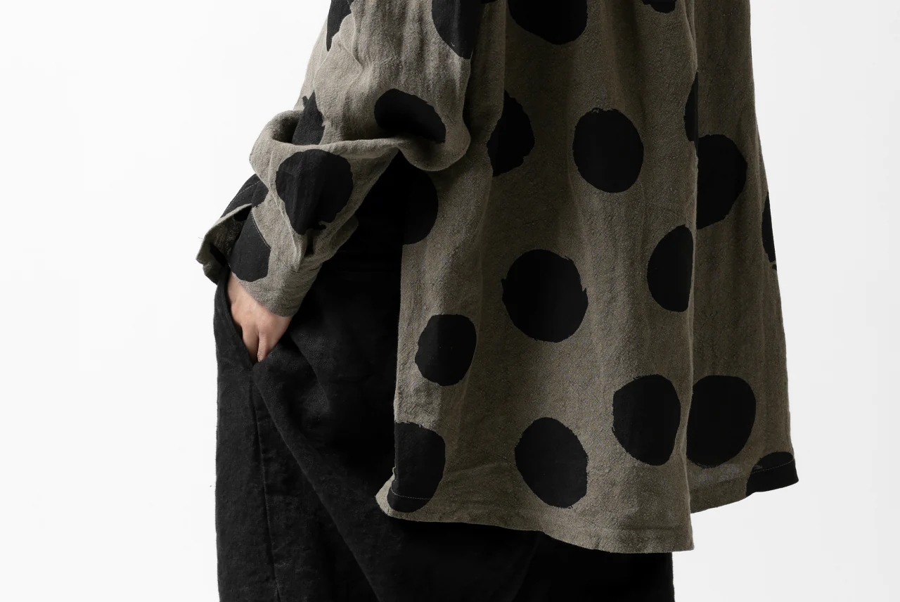 Aleksandr Manamis Dots Shirt (BROWN) - Image 52