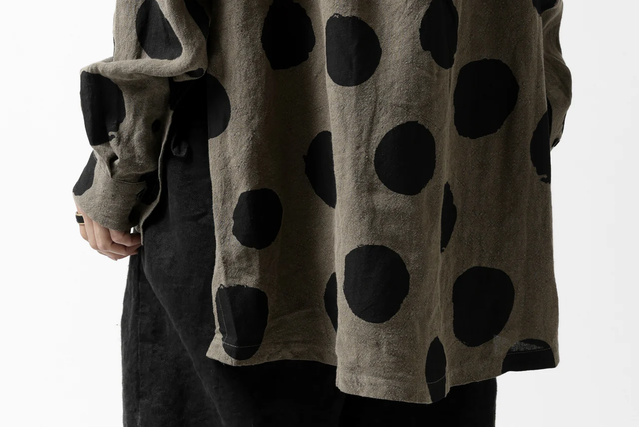 Aleksandr Manamis Dots Shirt (BROWN) - Image 53