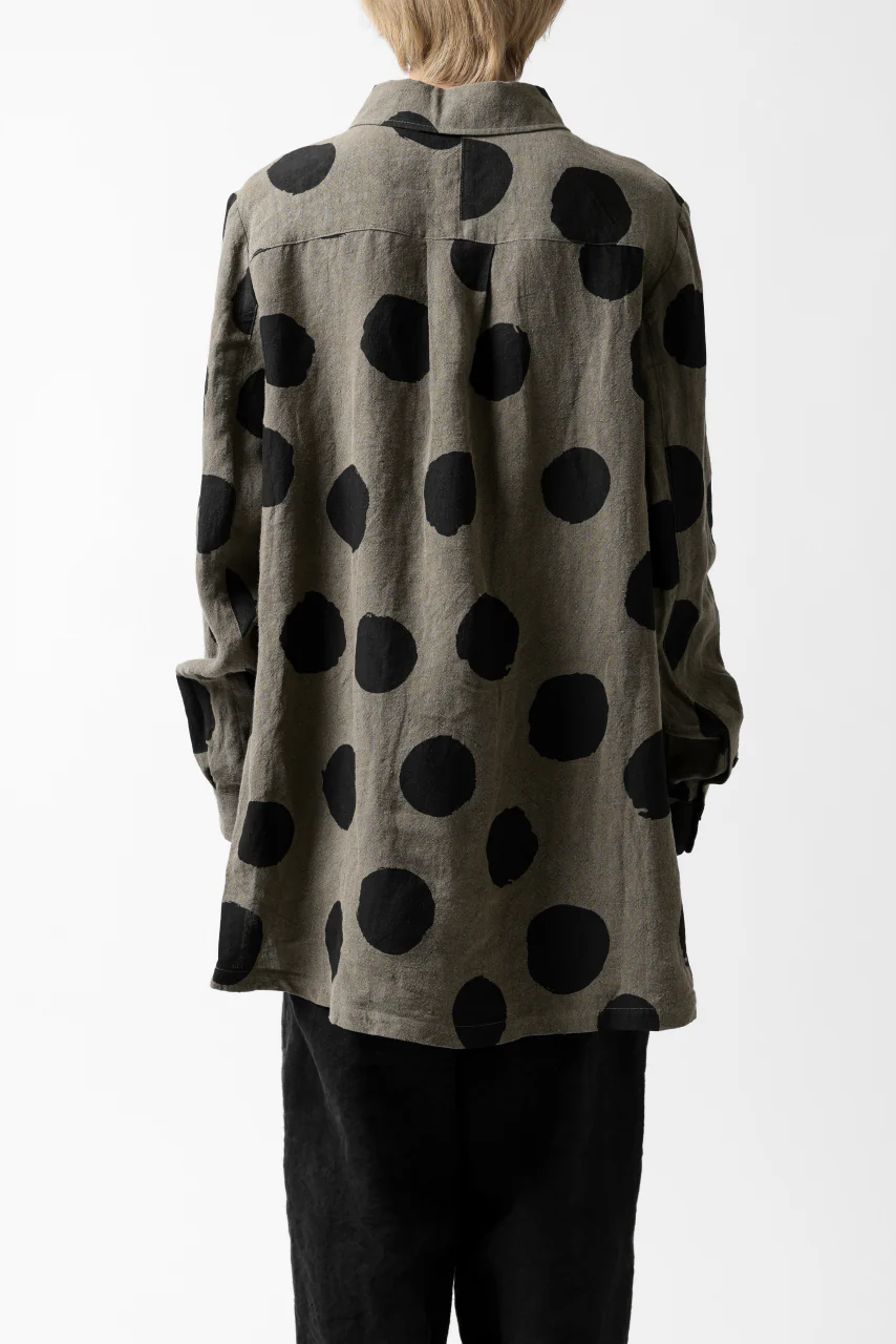 Aleksandr Manamis Dots Shirt (BROWN) - Image 7