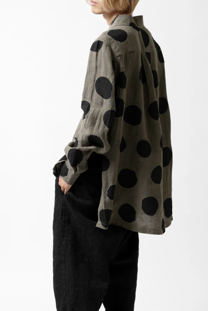 Aleksandr Manamis Dots Shirt (BROWN) - Image 9
