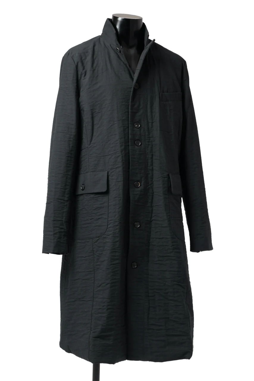 Aleksandr Manamis Double Benz Long Coat (BLACK) - Image 11