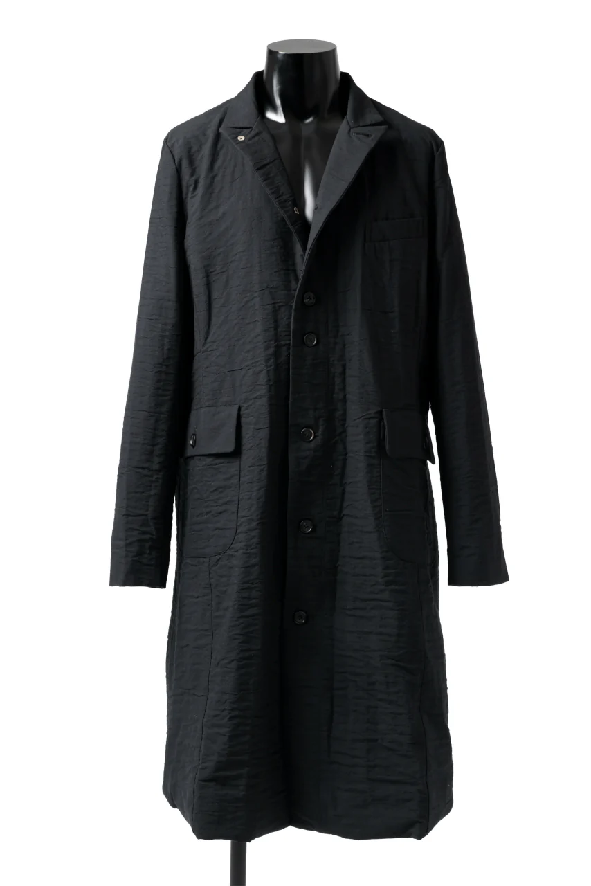 Aleksandr Manamis Double Benz Long Coat (BLACK) - Image 12