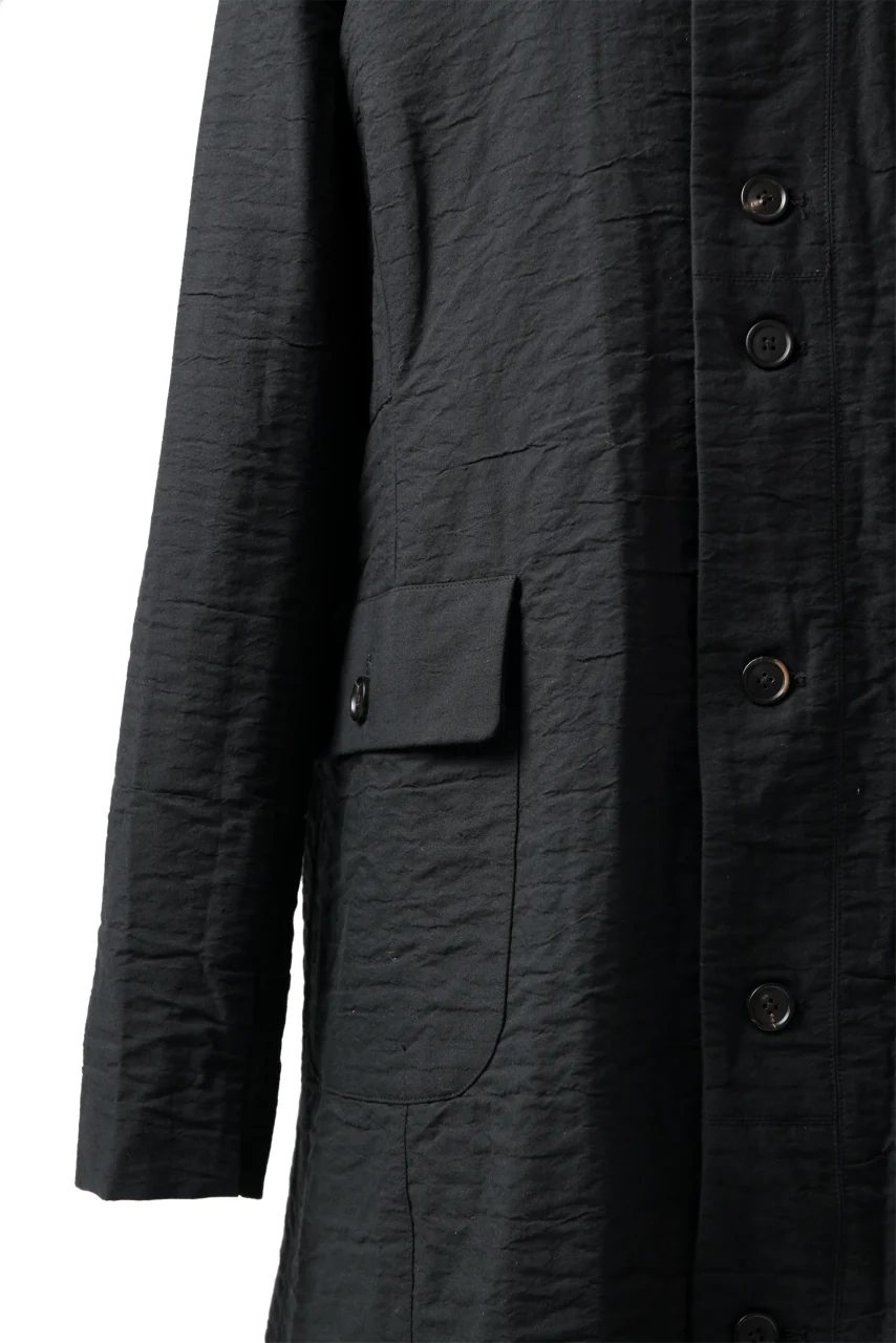 Aleksandr Manamis Double Benz Long Coat (BLACK) - Image 20