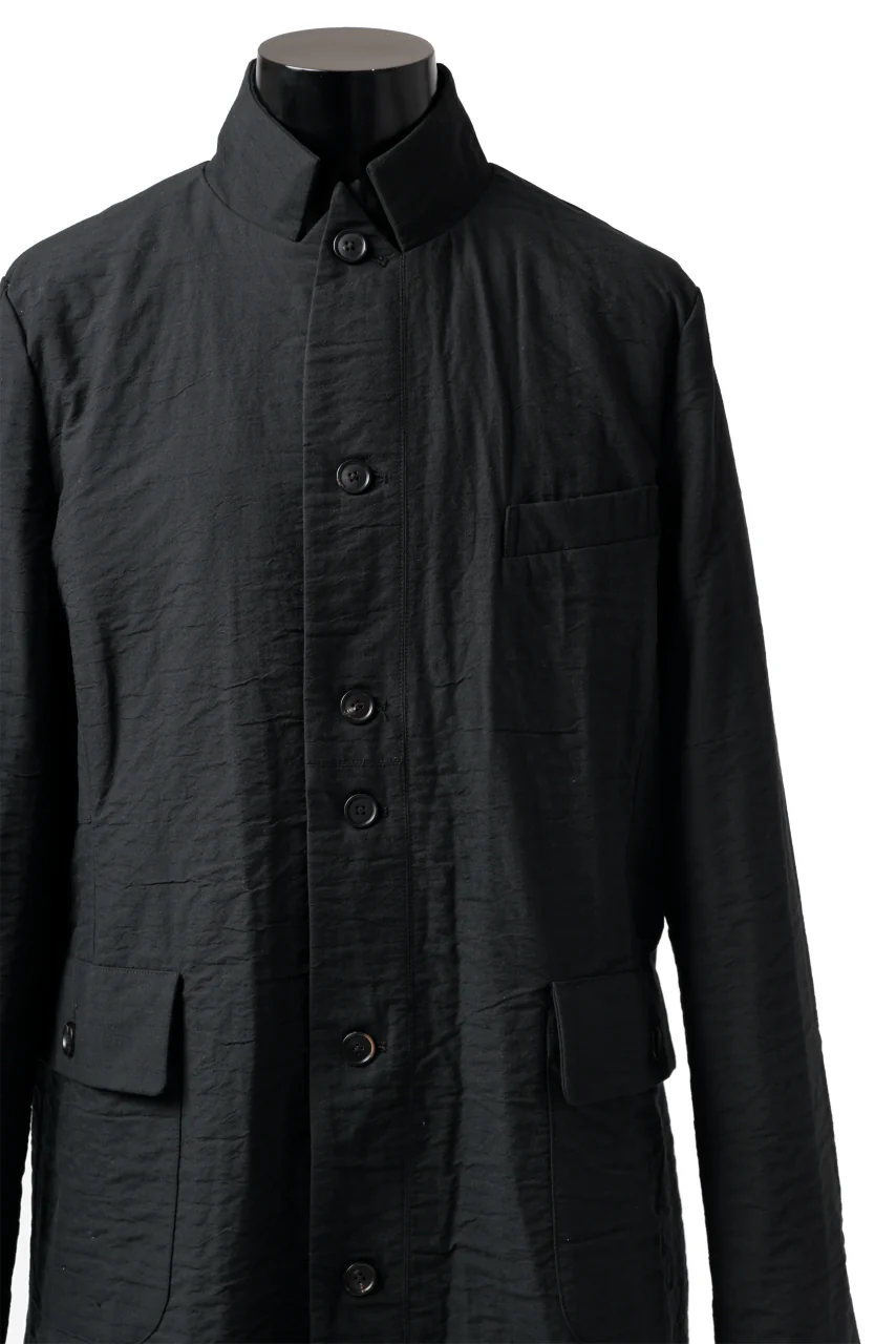 Aleksandr Manamis Double Benz Long Coat (BLACK) - Image 21