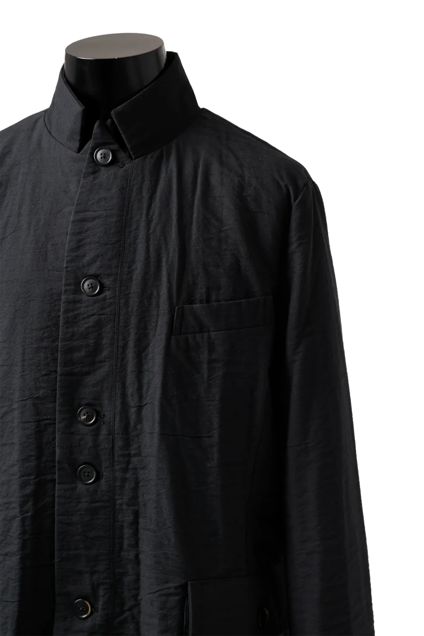 Aleksandr Manamis Double Benz Long Coat (BLACK) - Image 22