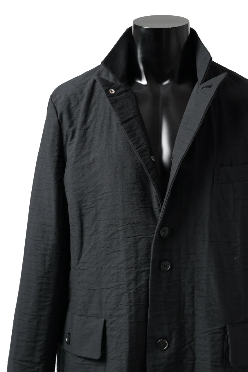Aleksandr Manamis Double Benz Long Coat (BLACK) - Image 25
