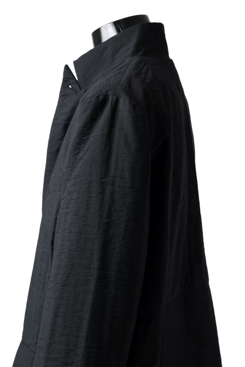 Aleksandr Manamis Double Benz Long Coat (BLACK) - Image 27