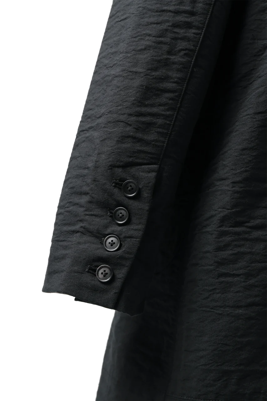 Aleksandr Manamis Double Benz Long Coat (BLACK) - Image 29