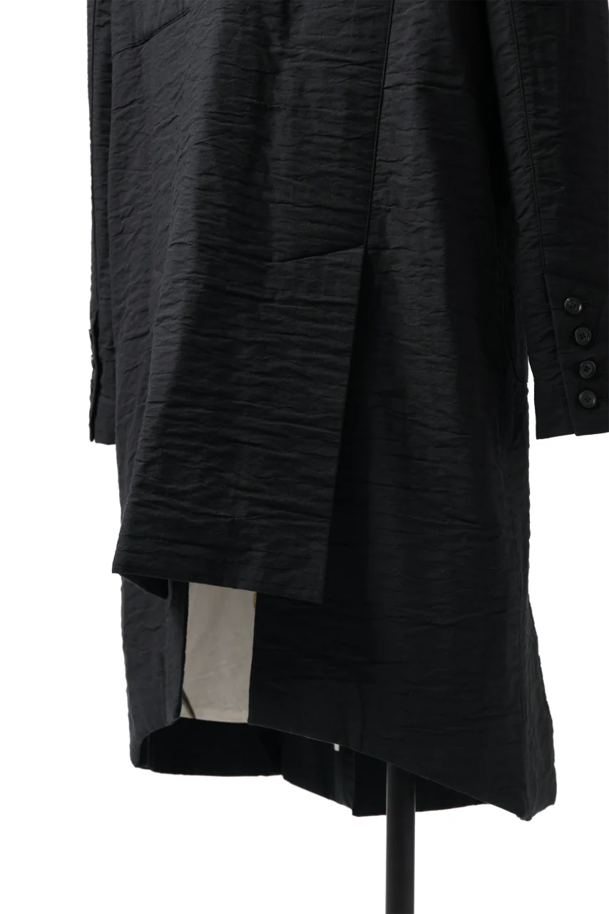 Aleksandr Manamis Double Benz Long Coat (BLACK) - Image 32