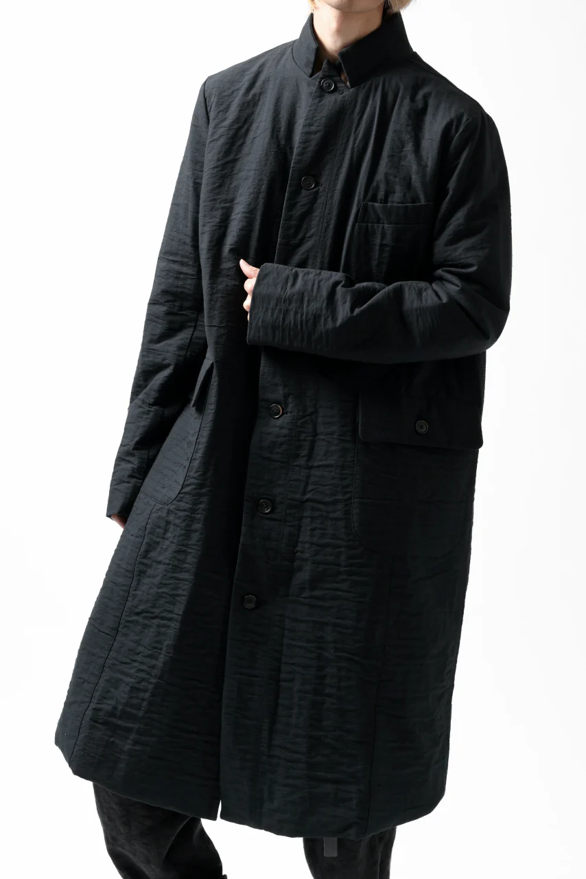 Aleksandr Manamis Double Benz Long Coat (BLACK) - Image 38