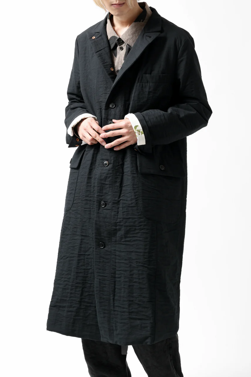 Aleksandr Manamis Double Benz Long Coat (BLACK) - Image 41