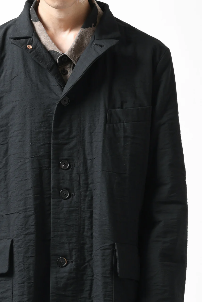 Aleksandr Manamis Double Benz Long Coat (BLACK) - Image 47