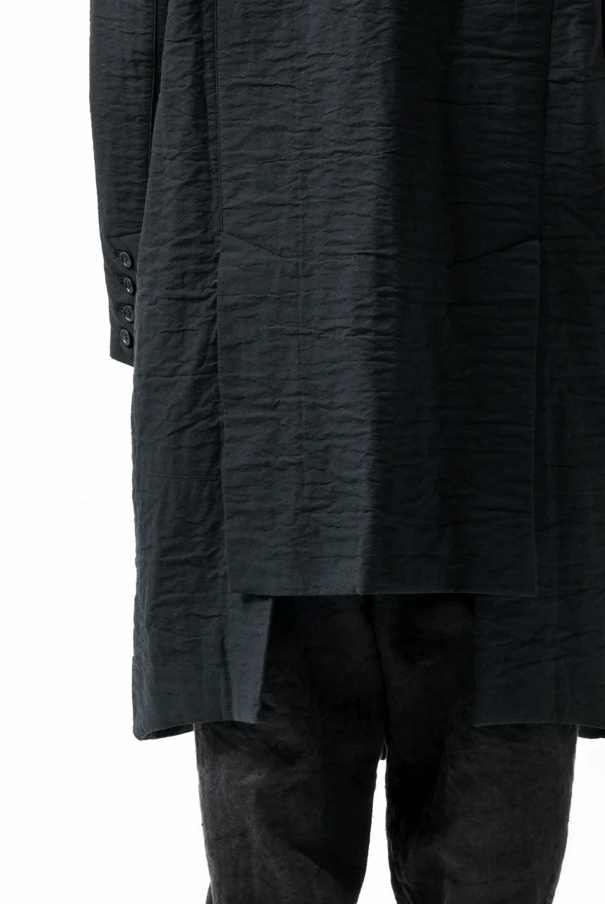 Aleksandr Manamis Double Benz Long Coat (BLACK) - Image 52