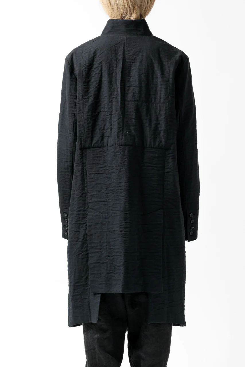 Aleksandr Manamis Double Benz Long Coat (BLACK) - Image 8