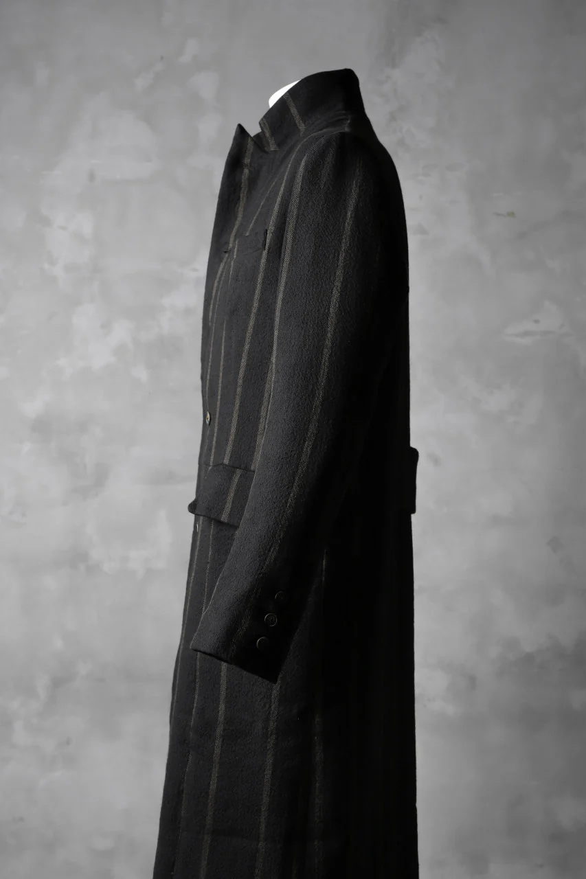 Aleksandr Manamis Double Breasted Stripe Coat - Image 16
