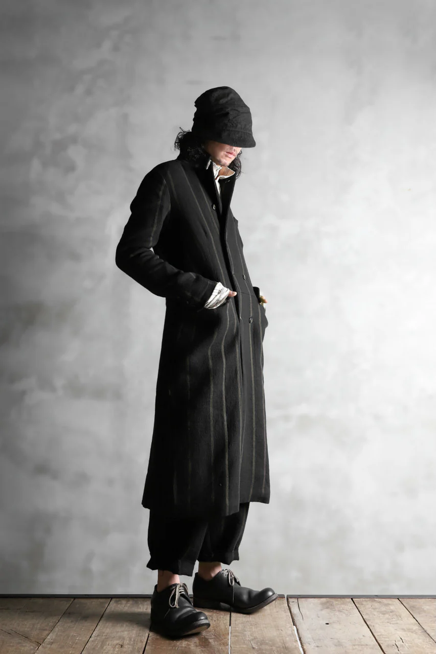 Aleksandr Manamis Double Breasted Stripe Coat - Image 36