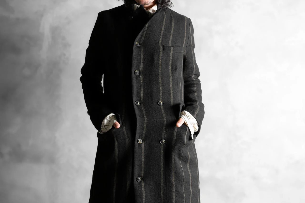 Aleksandr Manamis Double Breasted Stripe Coat - Image 41