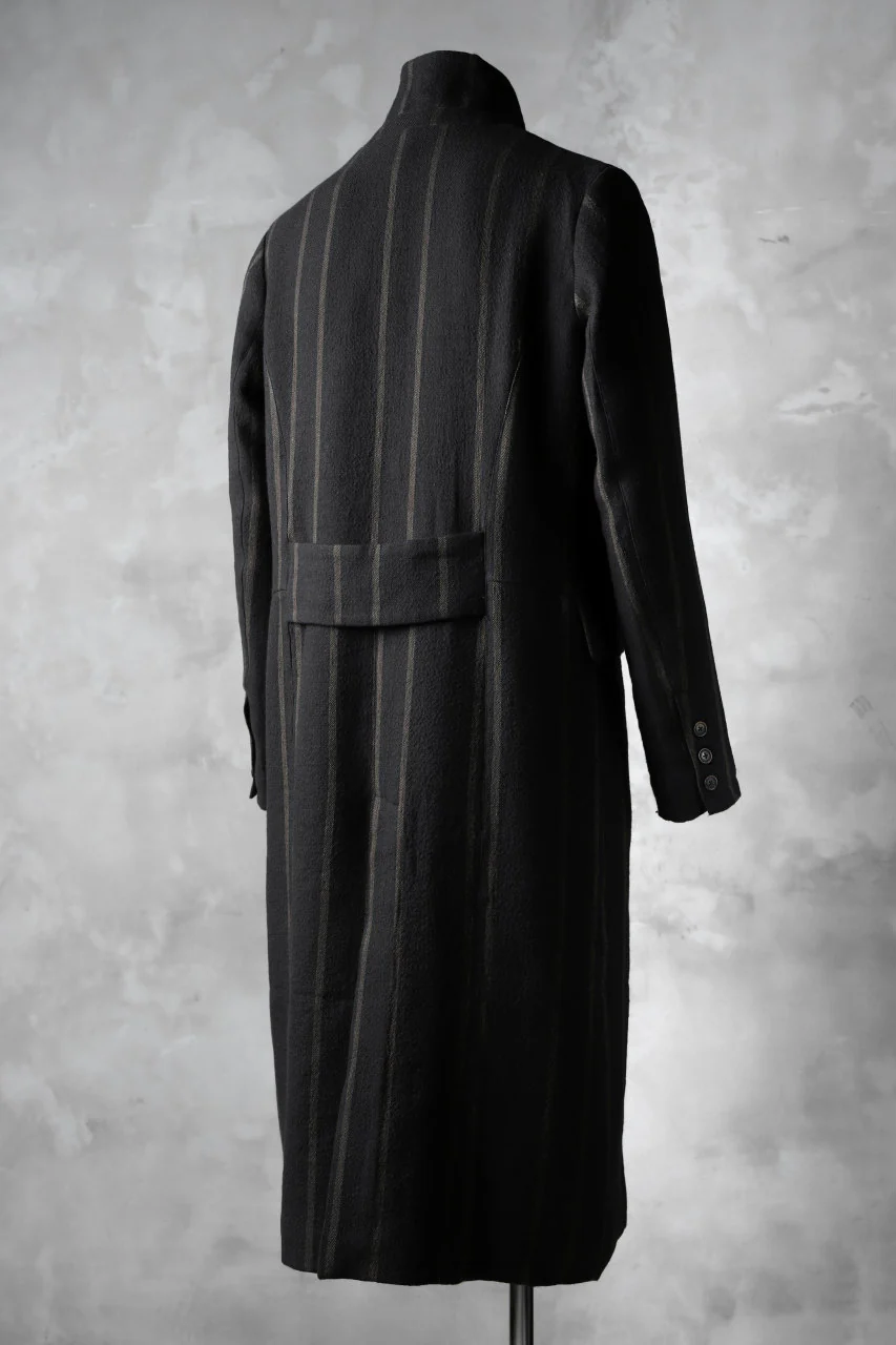 Aleksandr Manamis Double Breasted Stripe Coat - Image 6