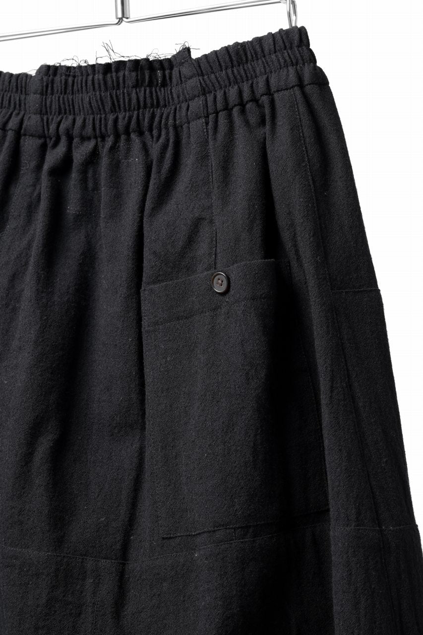 Aleksandr Manamis excluive A Shape Ruffle Edge Pant (BLACK) - Image 17