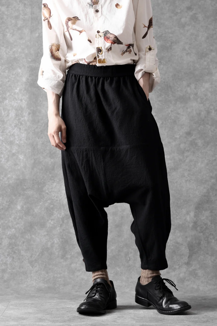 Aleksandr Manamis excluive A Shape Ruffle Edge Pant (BLACK) - Image 2
