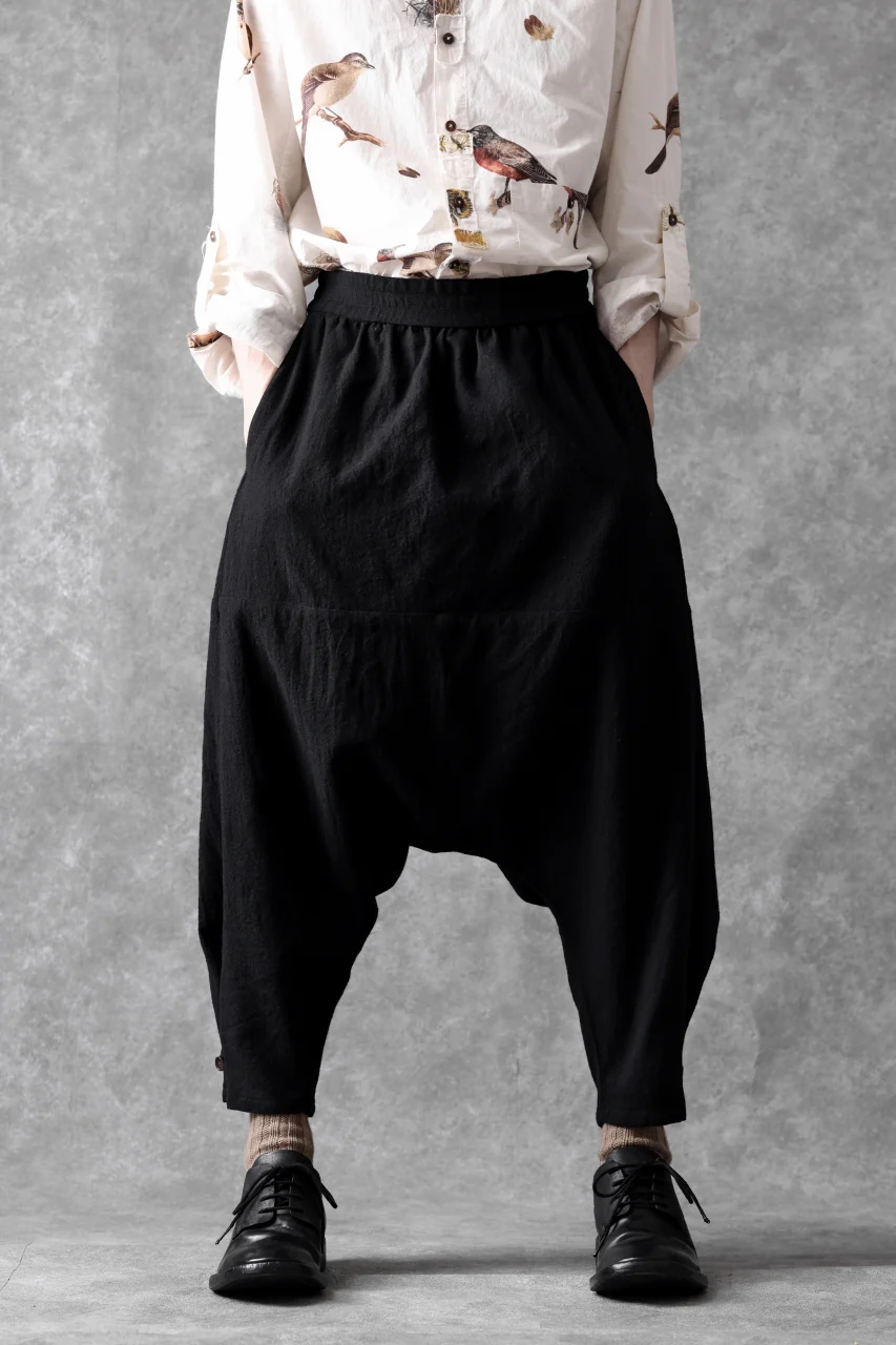 Aleksandr Manamis excluive A Shape Ruffle Edge Pant (BLACK) - Image 3