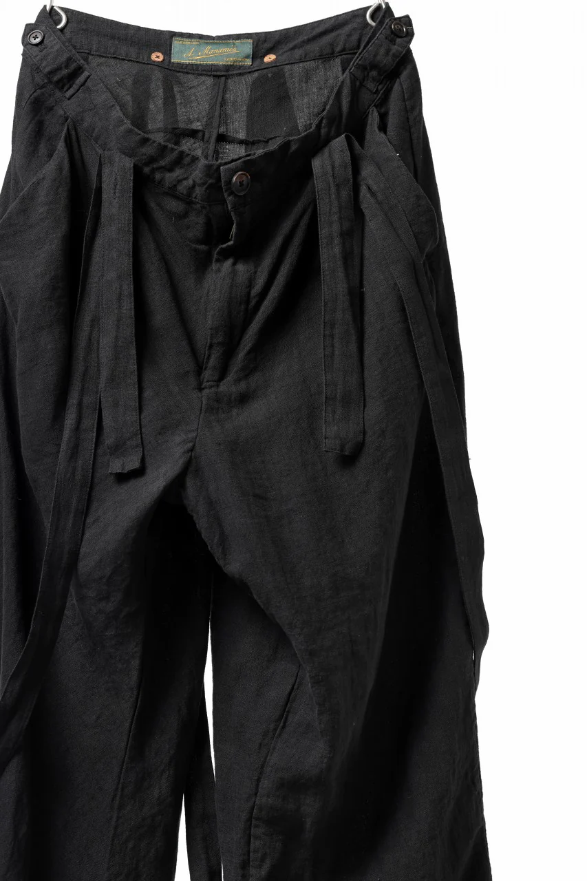 Aleksandr Manamis exclusive Asymmetry Suspender Pant (BLACK) - Image 5