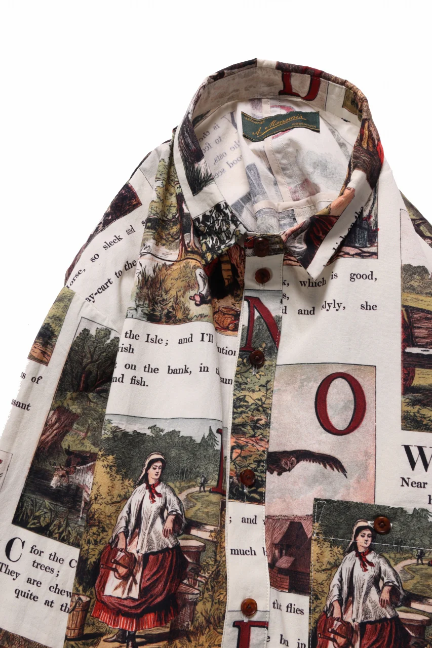 Aleksandr Manamis exclusive BIRD CHILDREN SHORT COLLAR REGULAR SHIRT (L'ALPHABET) - Image 14