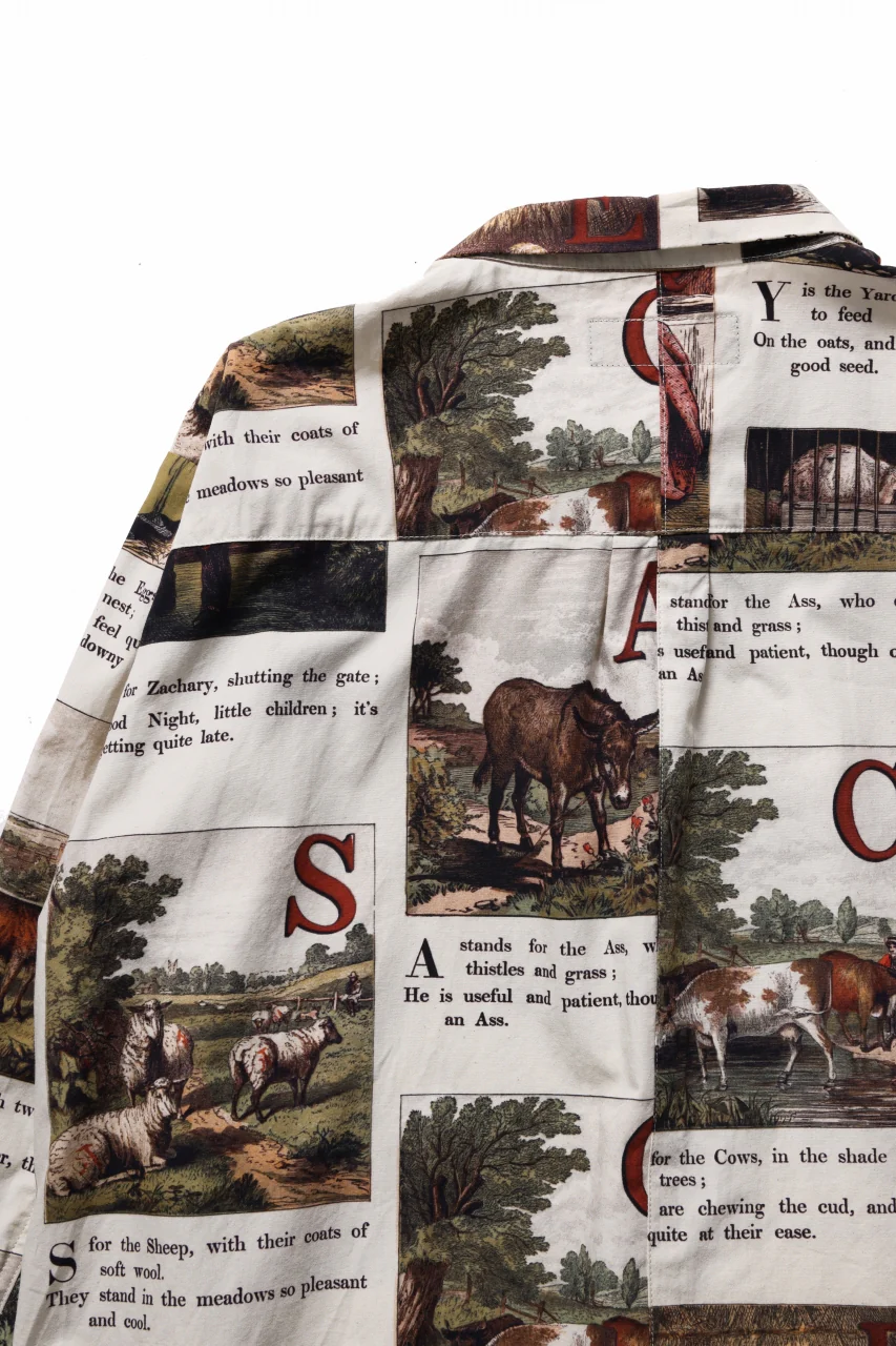 Aleksandr Manamis exclusive BIRD CHILDREN SHORT COLLAR REGULAR SHIRT (L'ALPHABET) - Image 17