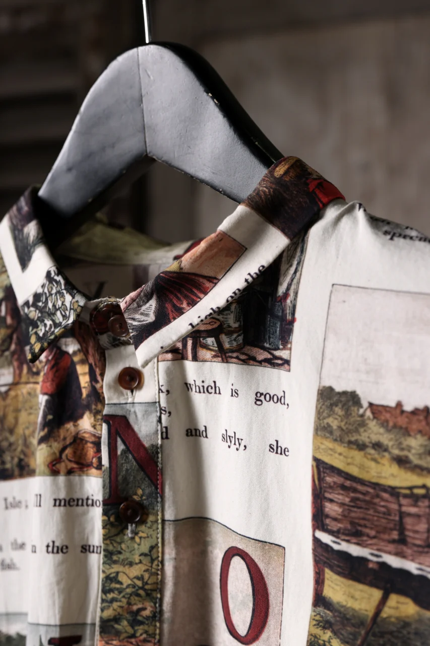 Aleksandr Manamis exclusive BIRD CHILDREN SHORT COLLAR REGULAR SHIRT (L'ALPHABET) - Image 23