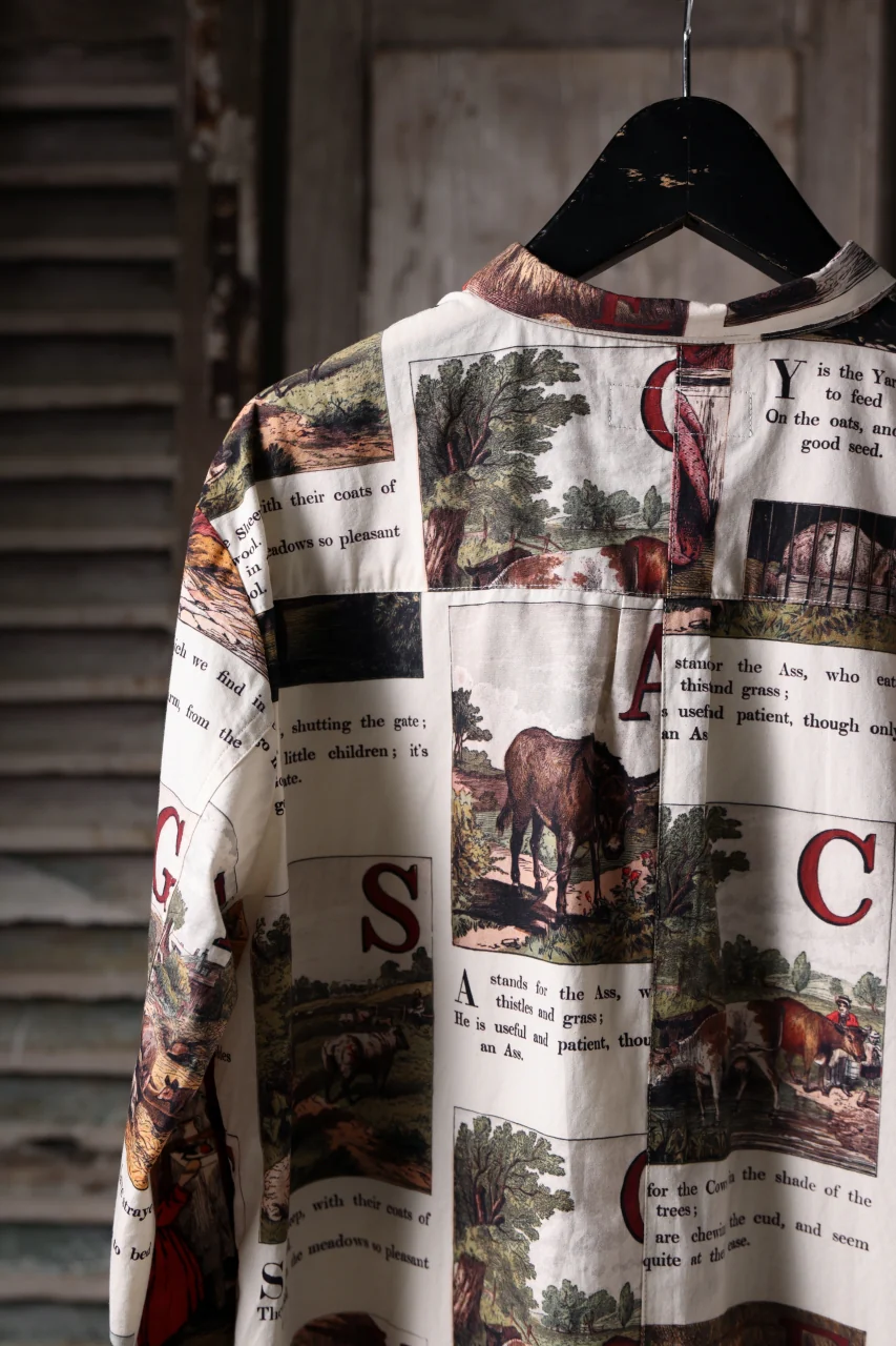 Aleksandr Manamis exclusive BIRD CHILDREN SHORT COLLAR REGULAR SHIRT (L'ALPHABET) - Image 27