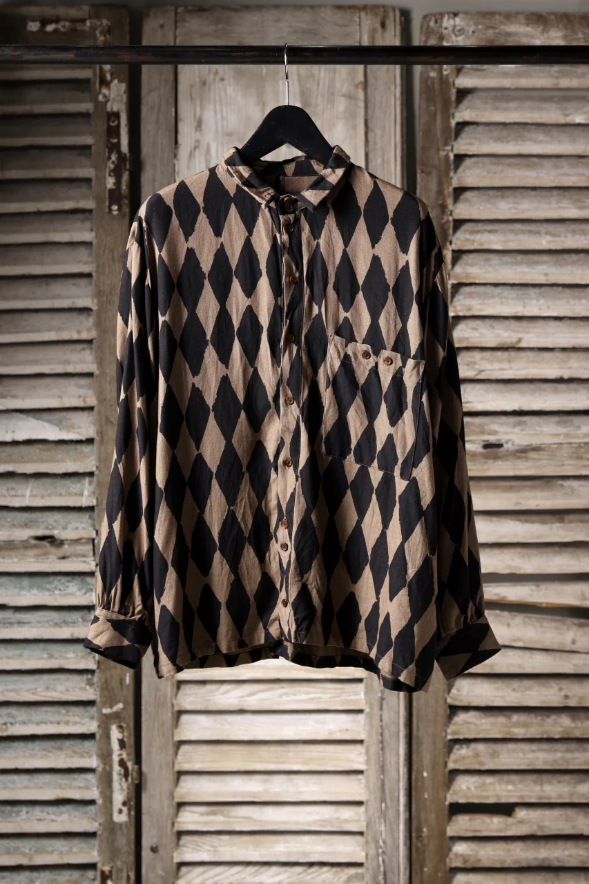 Aleksandr Manamis exclusive HARLEQUIN SHORT COLLAR REGULAR SHIRT (HARLEQUIN) - Image 16
