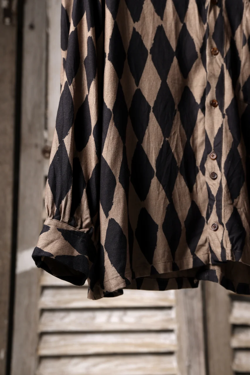 Aleksandr Manamis exclusive HARLEQUIN SHORT COLLAR REGULAR SHIRT (HARLEQUIN) - Image 19