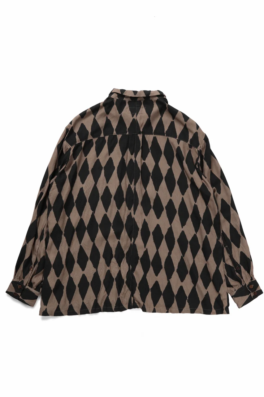 Aleksandr Manamis exclusive HARLEQUIN SHORT COLLAR REGULAR SHIRT (HARLEQUIN) - Image 2