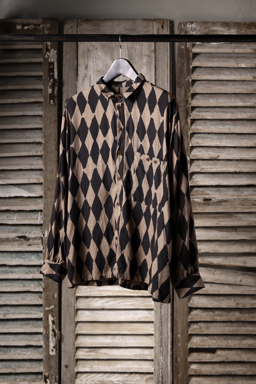 Aleksandr Manamis exclusive HARLEQUIN SHORT COLLAR REGULAR SHIRT (HARLEQUIN) - Image 23