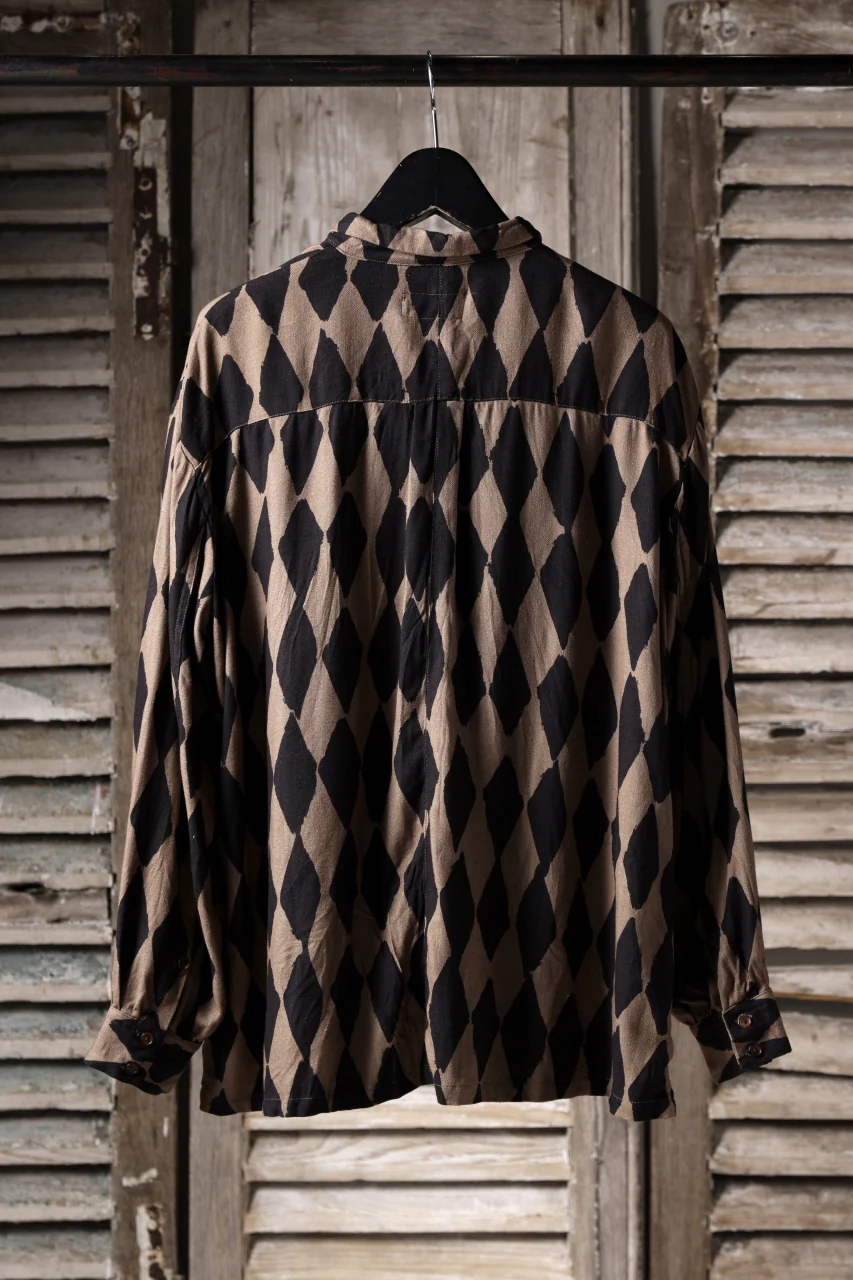 Aleksandr Manamis exclusive HARLEQUIN SHORT COLLAR REGULAR SHIRT (HARLEQUIN) - Image 24
