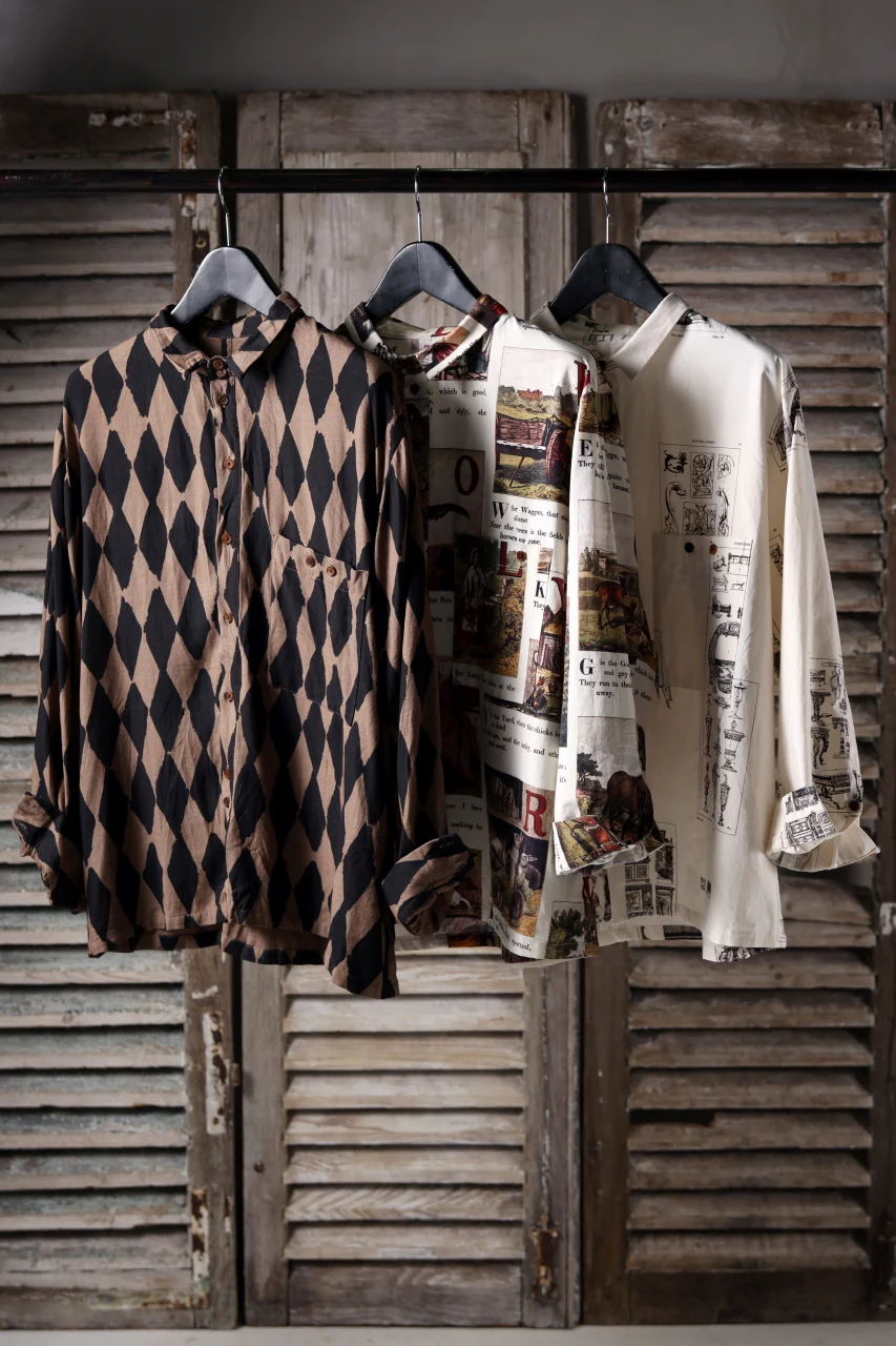 Aleksandr Manamis exclusive HARLEQUIN SHORT COLLAR REGULAR SHIRT (HARLEQUIN) - Image 29